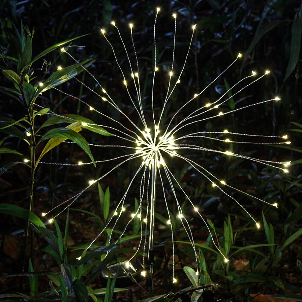 Buy 90/120/150 LEDs Solar Copper Wire Outdoor Lamp Lamp String