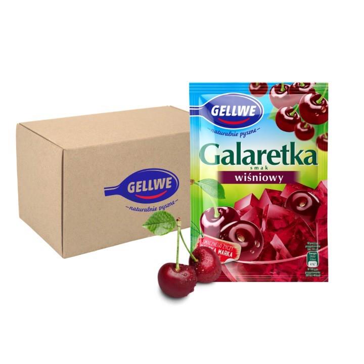 GELLWE Cherry Flavored Jelly 72 G X 20 Pieces