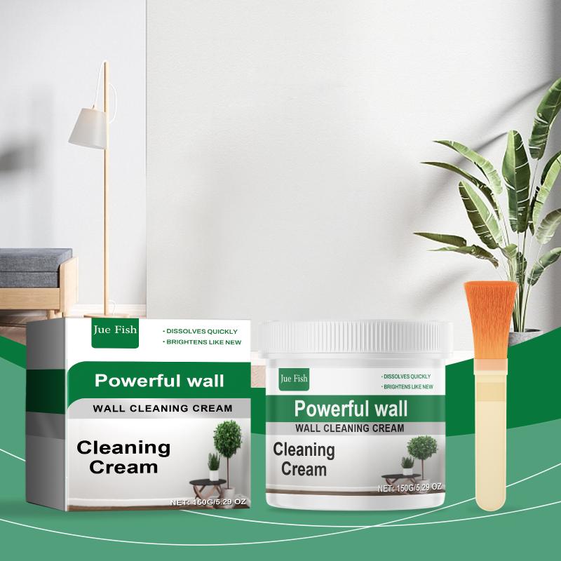 Jue-Fish Wall Cleaning Paste, Waterproof, Renovating, and Stain Removing Wall Cleaner