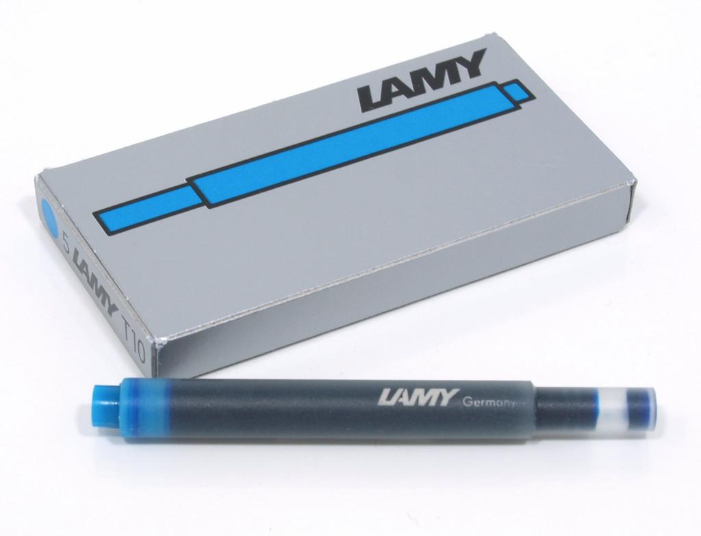 LAMY Fountain Pen Cartridge Ink LT10TQ 1 5 bottles (Turquoise) box