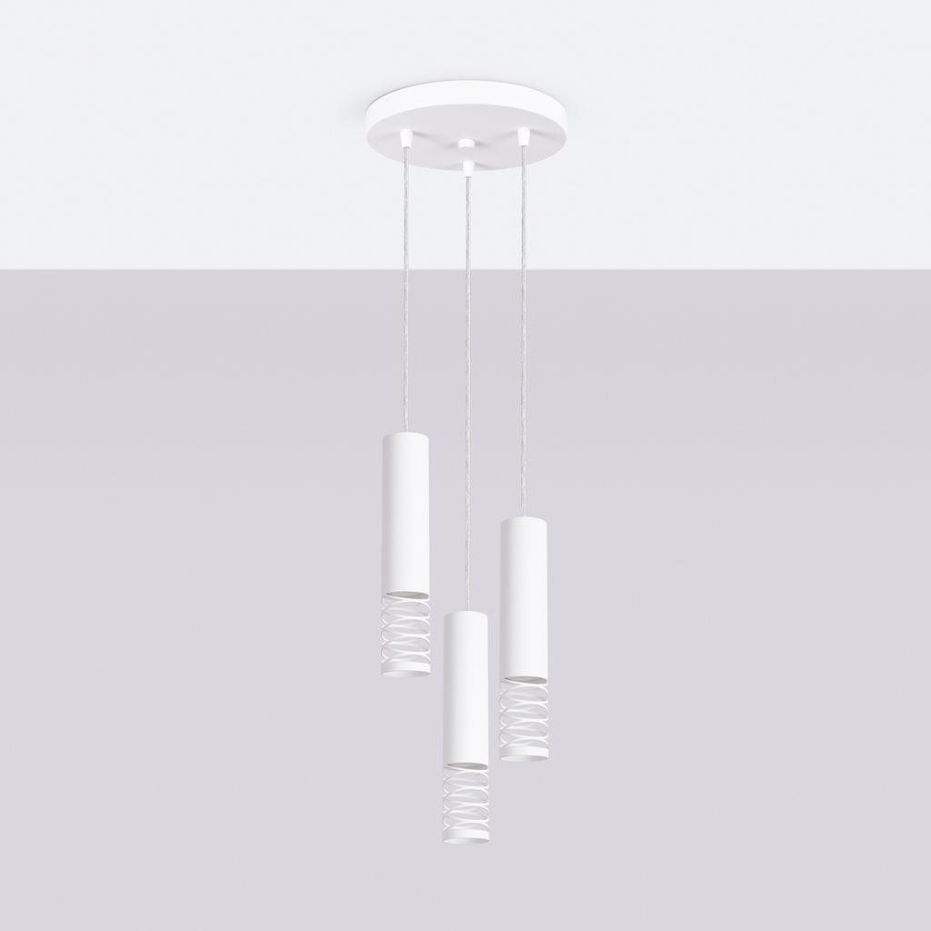 Lami 3P white hanging lamp