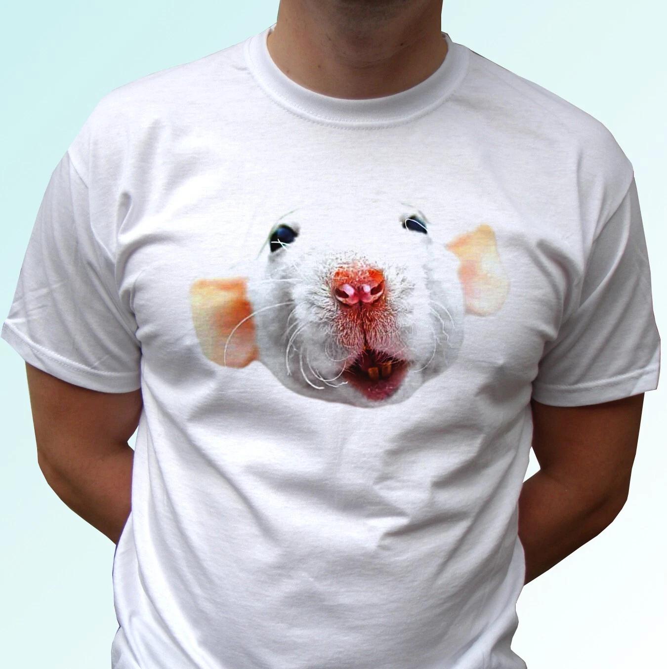 

Rat kids boys T-Shirt animal white tee birthday top funny pet xmas party gift all sizes 150