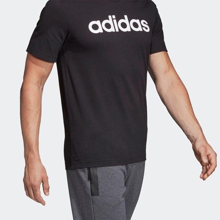Adidas ESSENTIALS T Shirt Men's Black DU0404