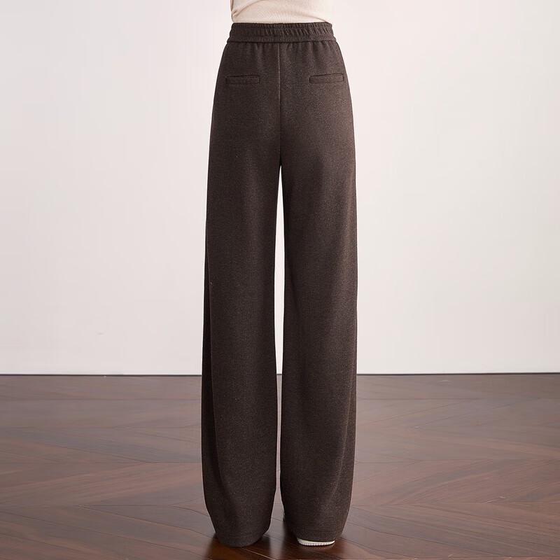 Women's Elastic Waist Wide-Leg Casual Pants