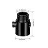 38x28mm Duschkopf Steuerschalter Durchfluss Wasser Stoppventil Duschköpfe Taste Pause Schwarz Sichere Steuerung Absperrventil