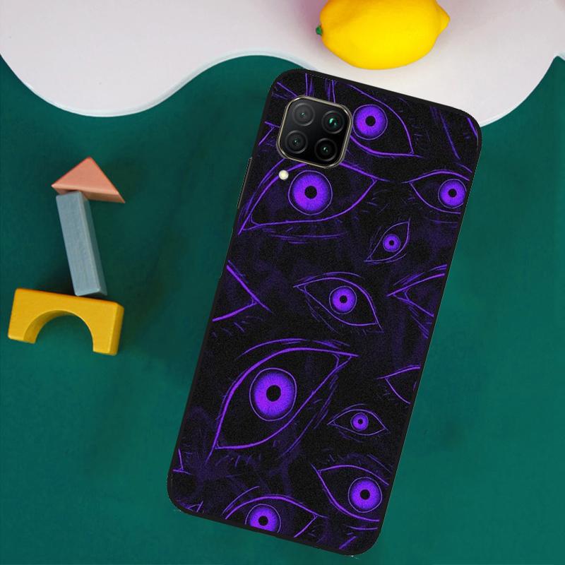 Scary Face Eyes For Huawei Nova 8i 3i 7i 11i 12i 9 10 SE Y73 Y90 Y70 Y72 Y61 Y91 P30 P40 Lite P60 Pro Case