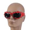 Stylish Rivet Frame Sunglasses with UV380 Protections for Women Men Unisex Everyday Use Eyeglasses Dance Show Props