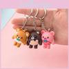 Creative Egg Party 3d Bear Plush Keychain For Gifts And Decor