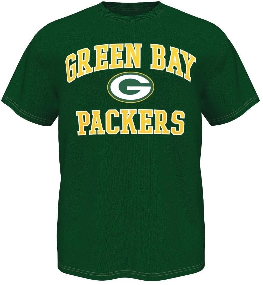 Green Bay Packers Shirt T-Shirt Jersey Gear Gifts Womens Mens NFL Apparel Large 3XL