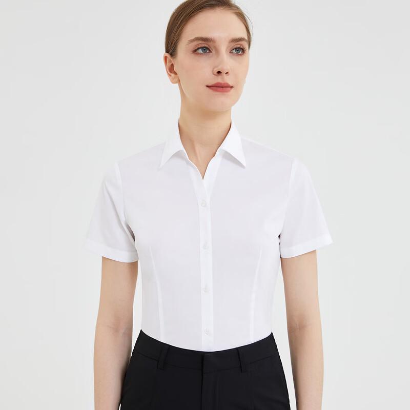 Women s 60% Cotton Non-Iron Short-Sleeved Shirt 38