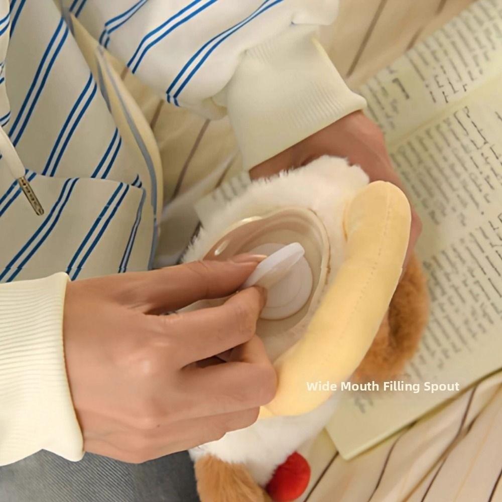 Plush Cartoon Warm Water Bag Cozy Cute Hand Warmer Water-filling Hot-water Bag Hand Warming