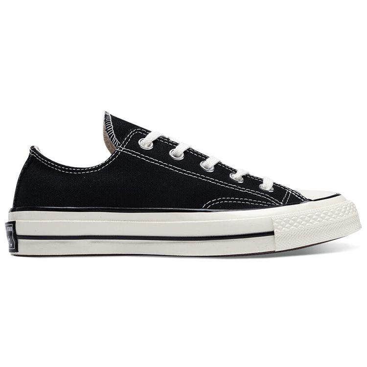 Converse 1970s All Star Trendy Versatile Durable Low Top Canvas Shoes Unisex sneakers Black 162058C,A162058C