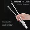 Long Kitchen Tongs Non-Slip Heat Resistant BBQ Grill Tongs Stainless Steel for Steak Seafood Buffet Salad Cooking Tools
