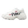 Pulsar Wedge Puma Logo - Glamour Women Sneakers Cream Whisper-White Sun-Kissed-Coral 392709-01