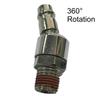 2Pcs 1/4 NPT Pneumatic Quick Joint Air Compressor Accessories For 360 Degree Rotation Pneumatic Parts