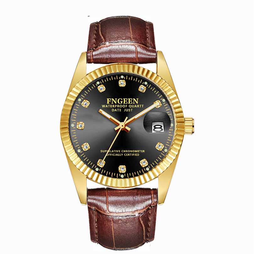 Men's Waterproof Luminous Running Alarm Clock Watch