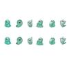 Glow in The Dark Mini Ghost Figures with Box Luminous Small Resin Ghost Figurine Miniature Ghost Garden Decor for Halloween Party Favors