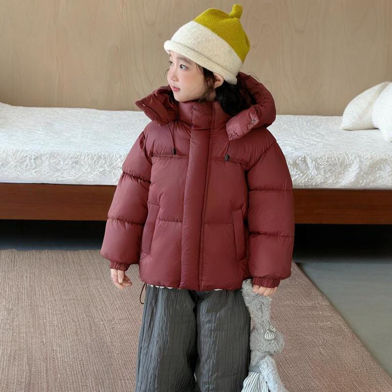 Children's Hooded Puffer Jacket - Thick, Warm, Stylish for Boys & Girls (Autumn/Winter)