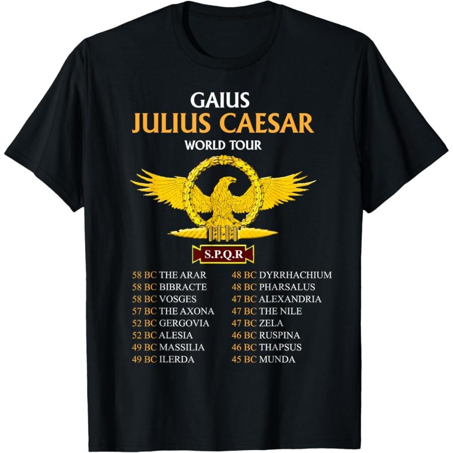 SPQR, Древний Рим Юлий Цезарь Мировое турне, Футболка по истории Рима S