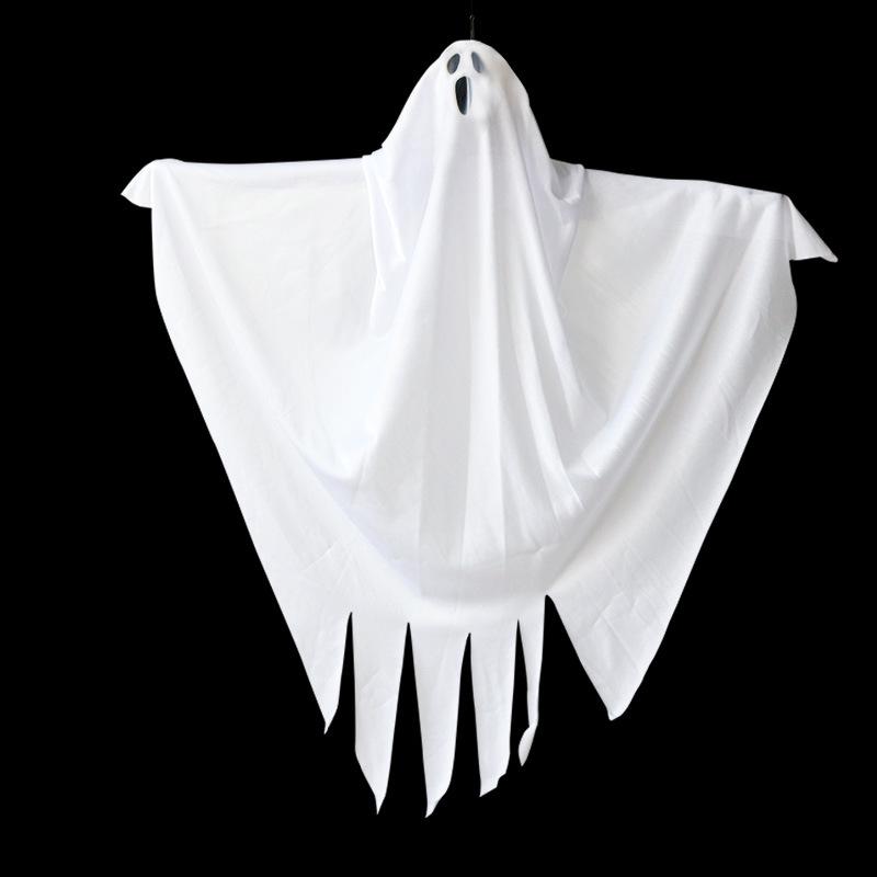 Scary Halloween Ghost Pendant - White Hanging Decoration