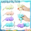 Süßes Axolotl Quetschspielzeug 1 Stück, Stressabbau Langsam Rückprallendes Tierball, Sensorisches Fidget Geschenk für Kinder Erwachsene