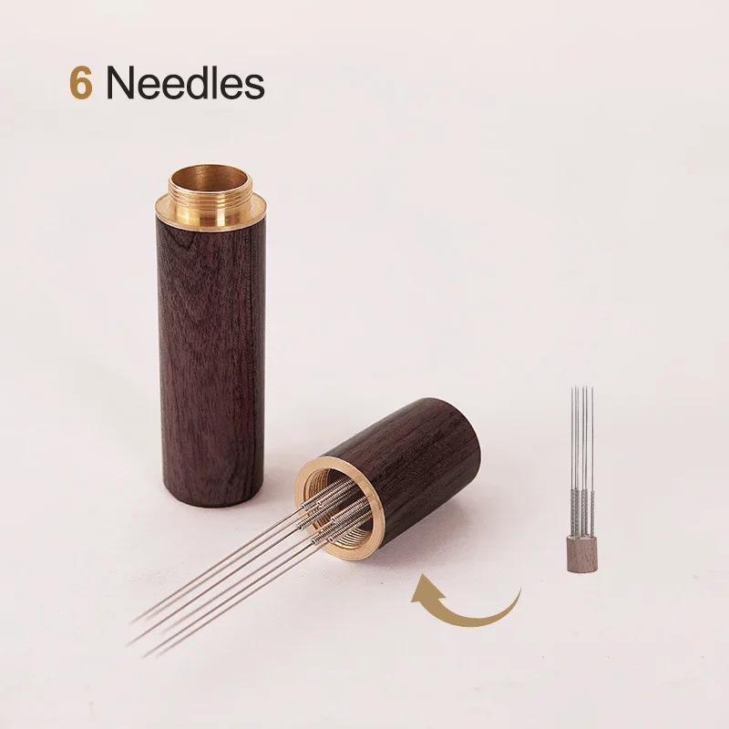 5/6/8 Needles Coffee Tamper Needles Espresso Powder Stirrer Distributor Leveler WDT Tools Stainless Steel Cafe Stirring Barista