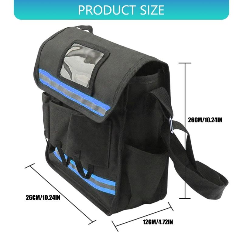 Borsa Portautensili Impermeabile Custodia Robusta Borse da Lavoro Utility a Spalla Organizer Multiuso per Stoccaggio Borse per Cacciavite