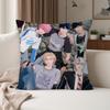 Kpop Style P-Plave Cartoon Pillow Case Suitable For Bedrooms Living Rooms Cars Home Decoration