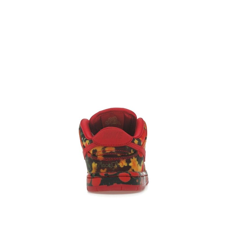 Nike The Wizard of Oz X Dunk Low SB TD Poppy Field Baby Sneakers Red Varsity-Red University-Gold FZ1237-600