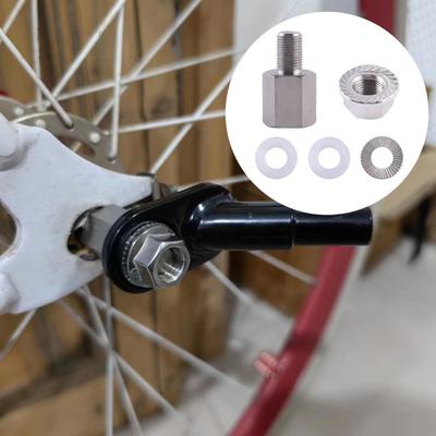 1 zestaw śrub przedłużających głowicę przyczepki rowerowej nierdzewny łatwy montaż szerokie, kompaktowe uniwersalne śruby adaptera sprzęgła przyczepki rowerowej