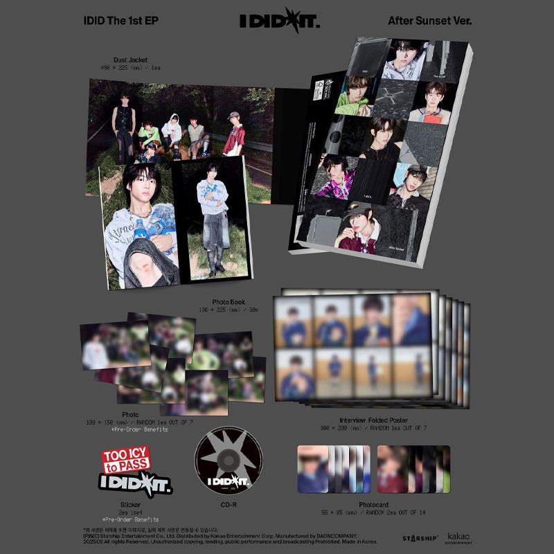 IDID – 1st Mini Album [I did it]