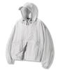 Trillion 2Way Light Sheer Hoodie Windbreaker_Light Gray