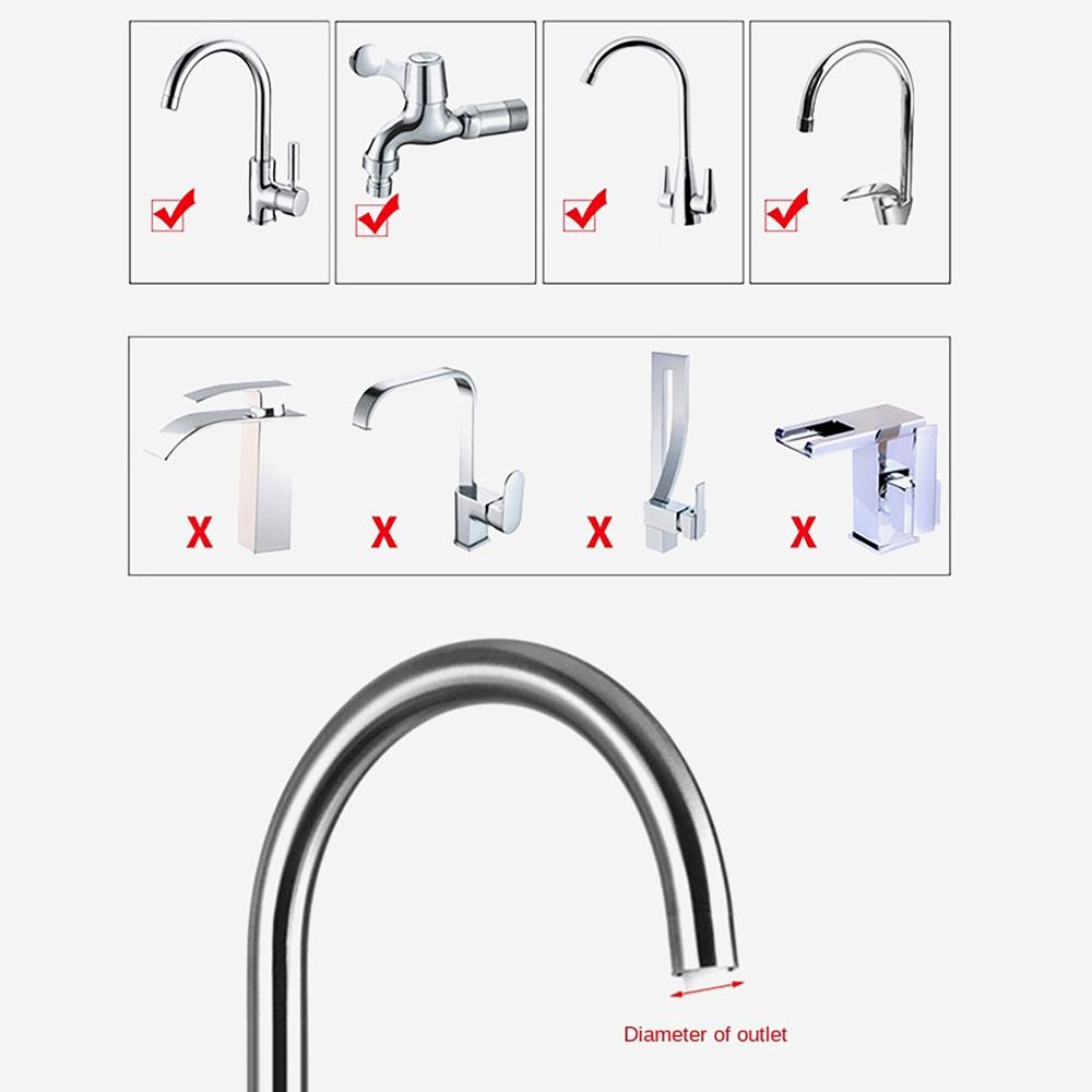 Water Purifier Drainer Faucet 6-layer Filtration Faucet Sprayer Tap Head Attachment Healthier Life