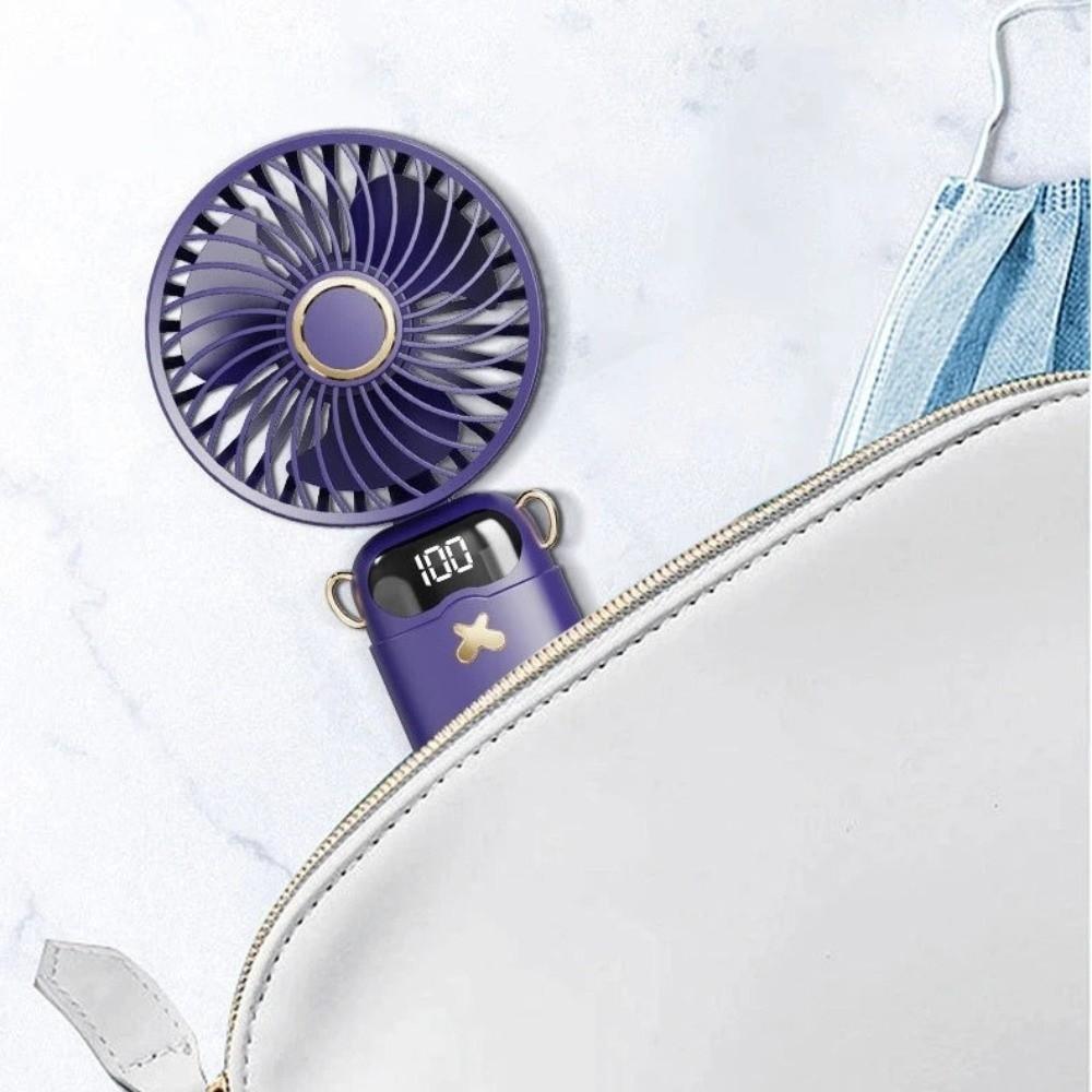 6000mAh Cooling Fan Rechargeable Rechargeable Fan Portable Handheld Mini Fan  Summer