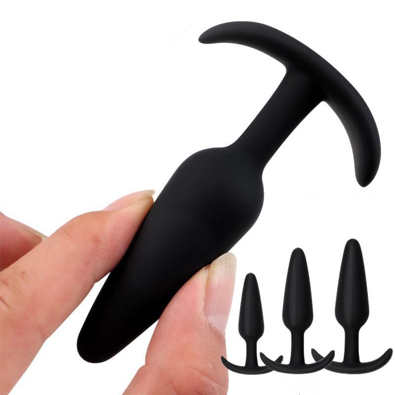 1/3Pcs Anal Plug Soft Silicone Butt Plug Bullet Vibrator Stimulator Adult Sex Toys For Men/Women Anal Prostate Massager For Gay