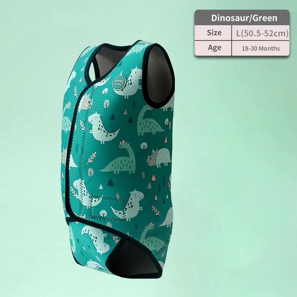 

Милые купальники для мальчиков и девочек, теплый эластичный сиамский солнцезащитный слитный купальник для малышей, плавки для плавания, детский купальный костюм, комбинезоны. L зелёный