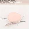 1pc Multi-Functional PU Leather Pink Love Small Tape Measure - Waist and Bust Measuring Cloth Ruler for Home Use 1.5 Meters Long
