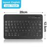 10inch Bluetooth Wireless Keyboard Rechargeable For Mobile Phones Tablet Russian Spanish French AZERT For Android ios Windows