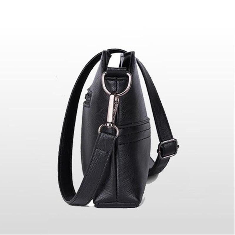Vintage PU Leather Ladies Messenger Bags Small Splicing Handbag Luxury Design Shoulder Bag for Women Shopper Travel Totes