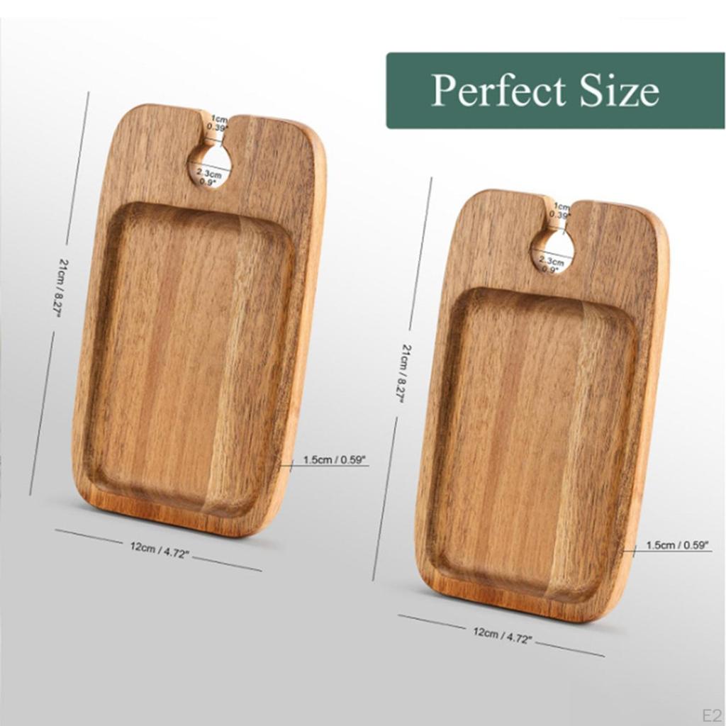 Appetizer Plate Board with Holder Snack Serving Dishes Tray Platters for Holiday Restaurant