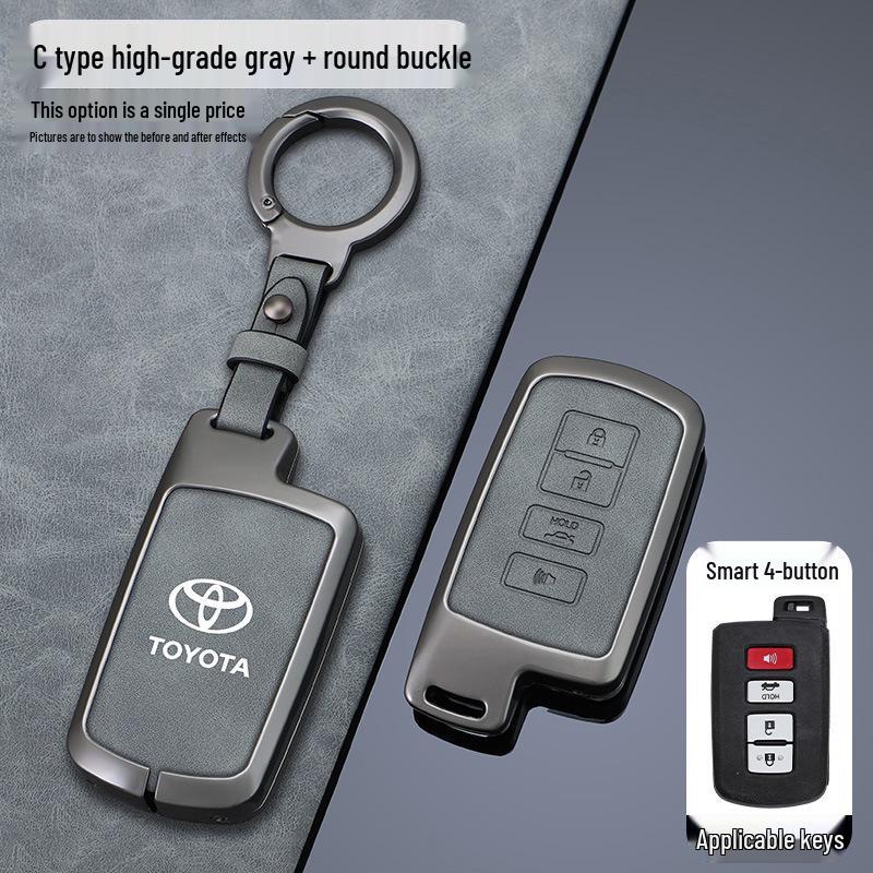 Key Case for 7th Gen Camry, 16-17 Model Land Cruiser, and 17 Model Land Cruiser 4000