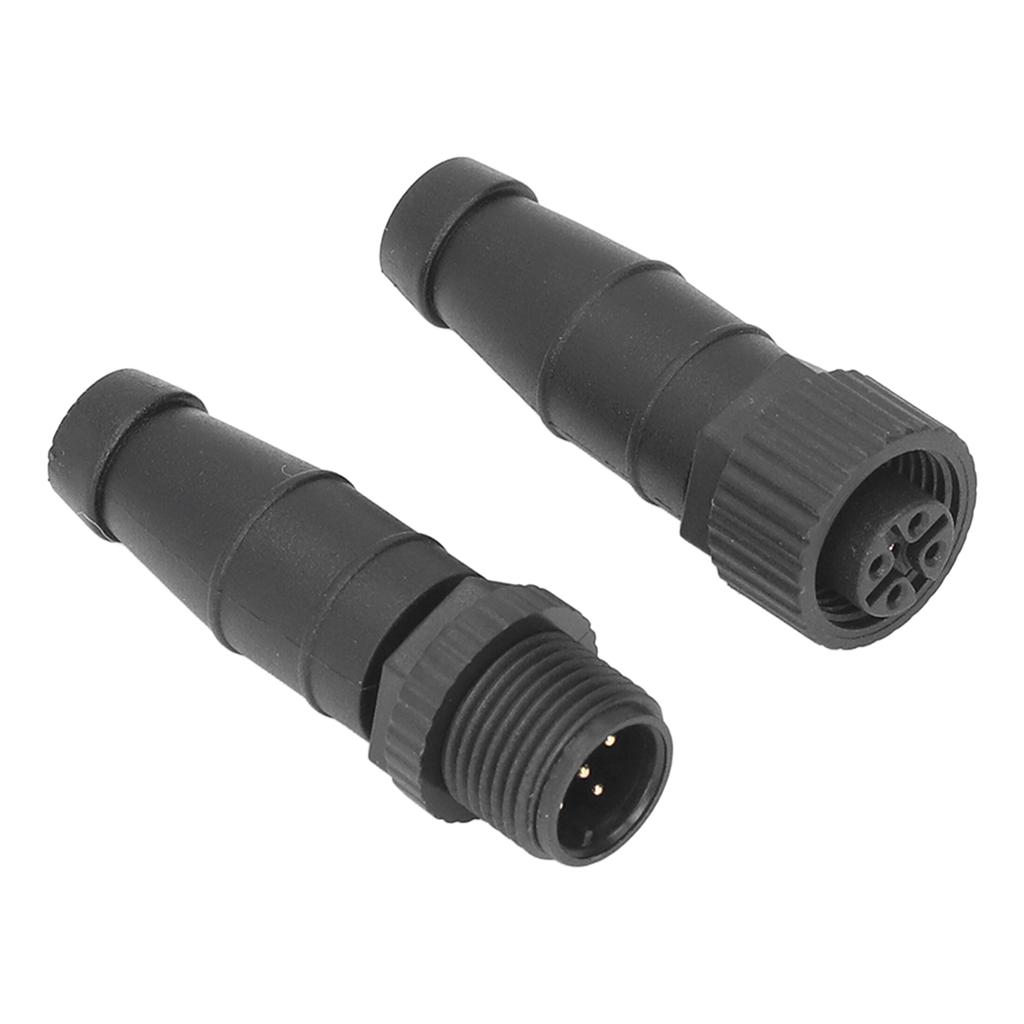2pcs Male Female Terminators ABS Black Oil Resistant Heatproof Universal for NMEA 2000