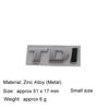 3D Premium Turbo Direct Injection TDI for car Hood Fender trunk Rear Bonnet Nameplate Decal Emblem Badge Sticker