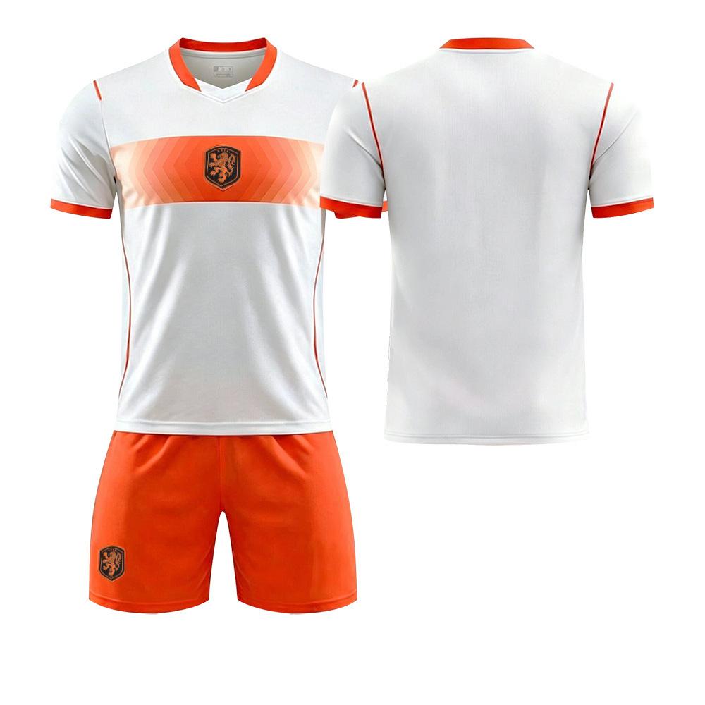 2627 World Cup Netherlands Away Football Jersey Set No. 21 Jersey Sportswear 16