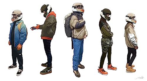 Arai RAPIDE NEO OVERLAND Full Face Motorcycle Helmet, Olive/Khaki, 61-62cm