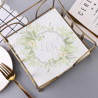 Jednorázové párty ubrousky s dvojitou vrstvou 20 kusů/balení s čerstvými lesními vzory