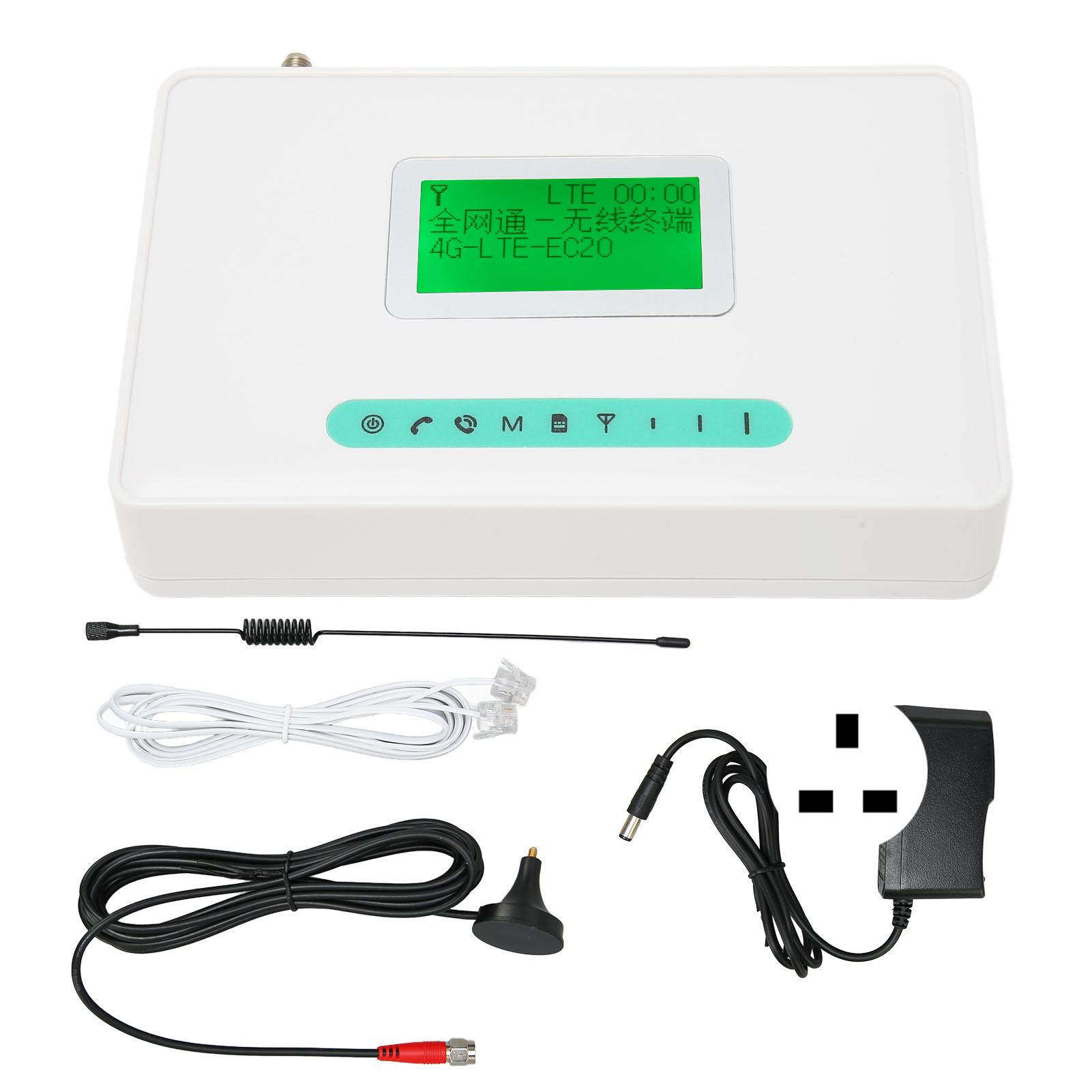 

Фиксированный беспроводной терминал GSM 4G LTE Quad Band Поддержка сигнала обратной полярности Автоматический IP-настольный абонент UK Plug