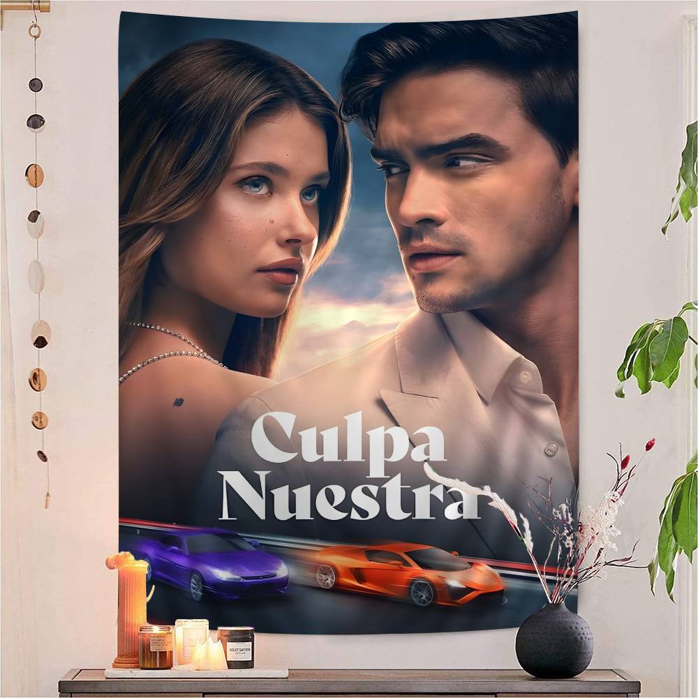 My Fault Culpa Mia 2023 Movie Vintage Hippie Wall Hanging Tapestries Bohemian Wall Tapestries Mandala INS Home Decor