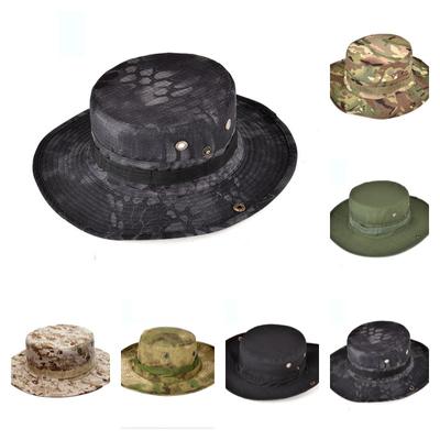 Casquettes Tactiques Militaires pour Hommes Sport Chasse Randonnée Chapeau Bob Respirant Homme Camouflage Casquette de Soleil Jungle Pêche Camping Chapeau Vêtements de Sport