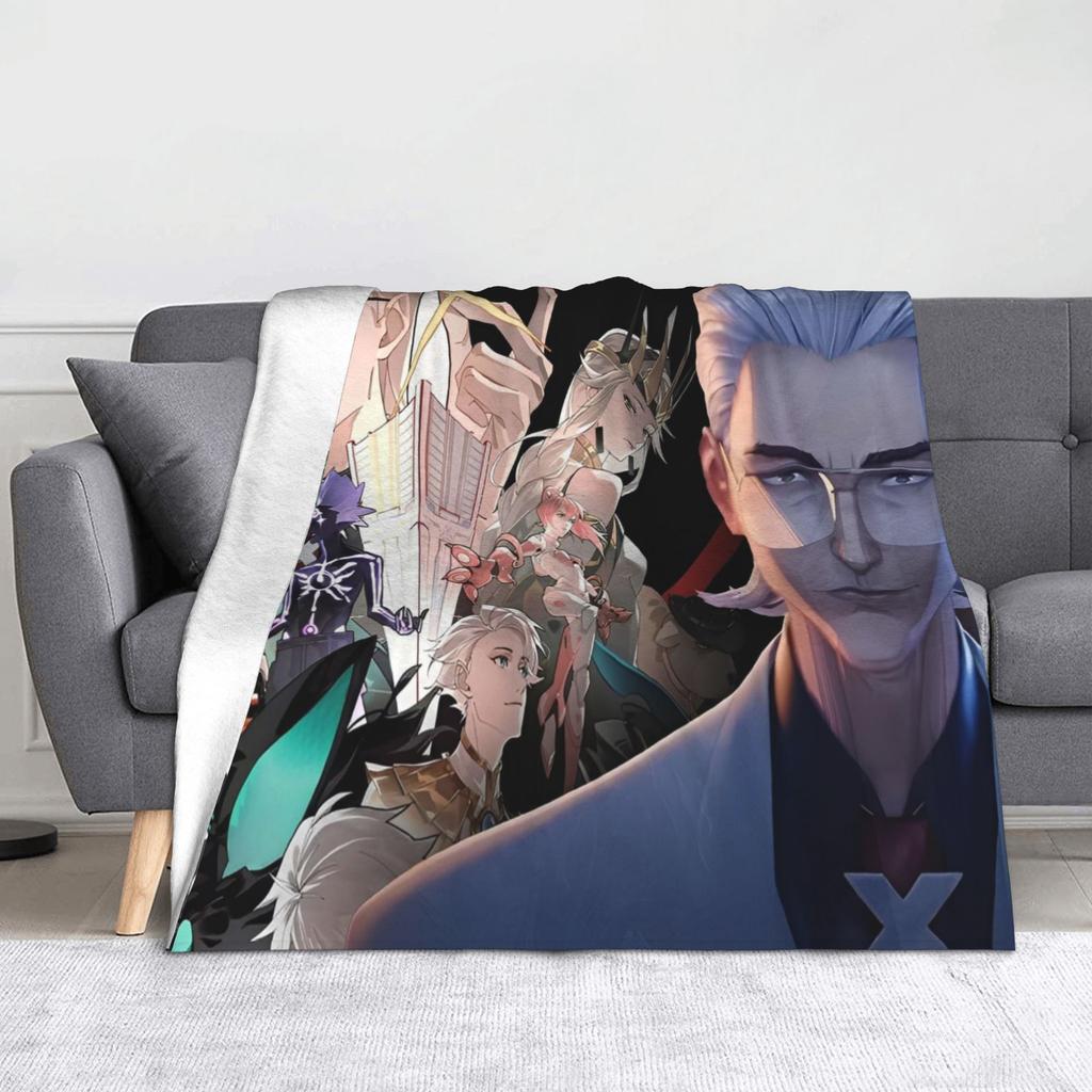 To Be Hero X Anime Blankets Flannel Spring Autumn  Multi-function Super Warm Throw Blanket for Home Outdoor Bedding Throws